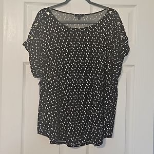 2X Short Sleeve Blouse